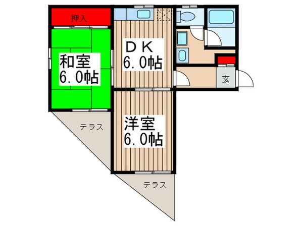 ホワイトレジデンス市川の物件間取画像